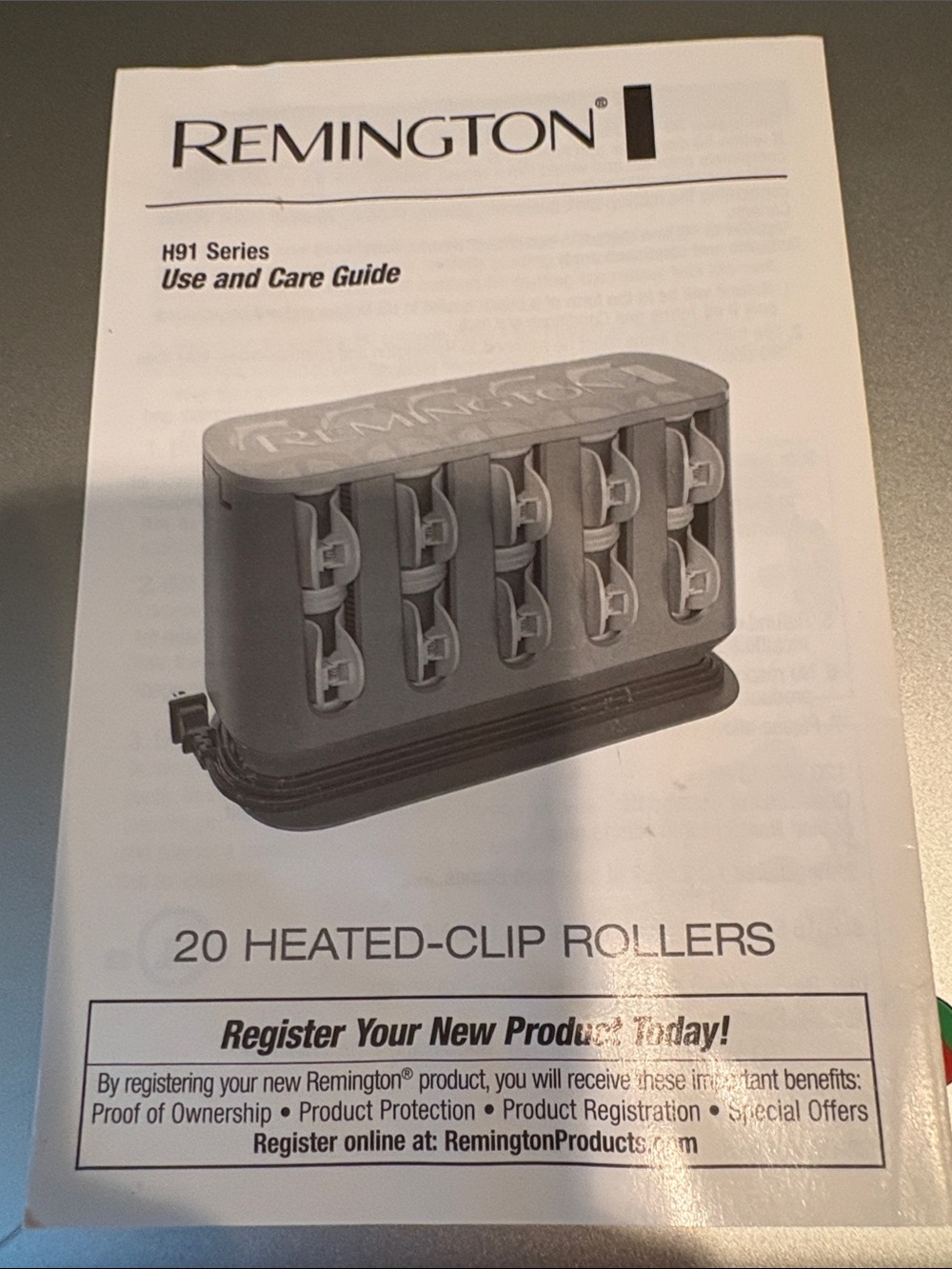 Remington Gray Heated-Clip Hair Rollers Set